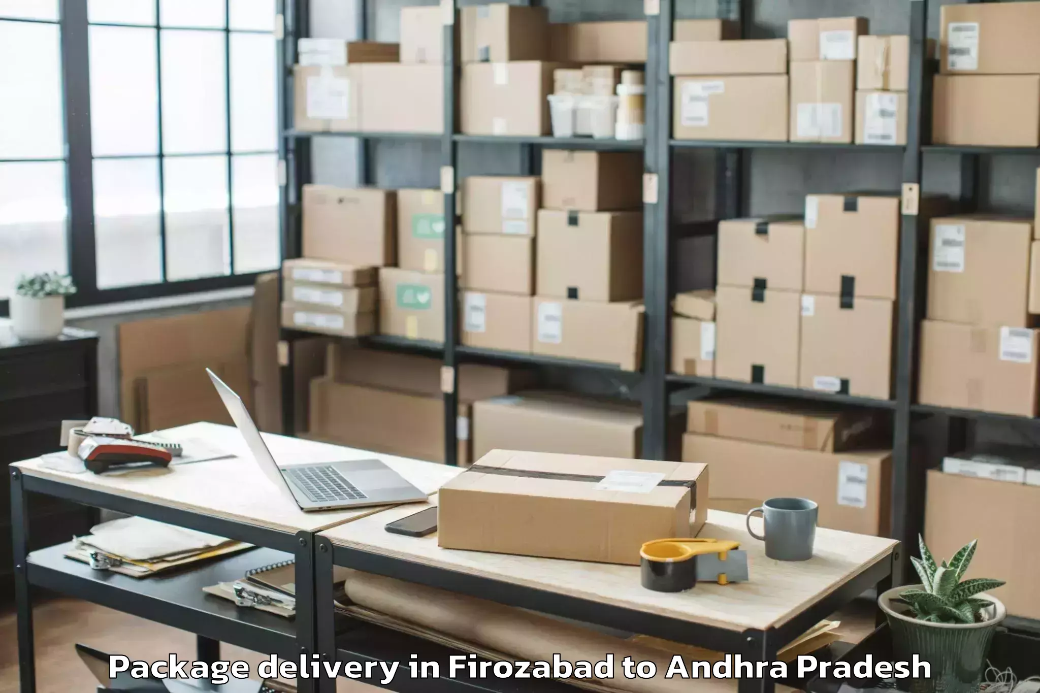 Firozabad to Nidamanur Package Delivery Booking